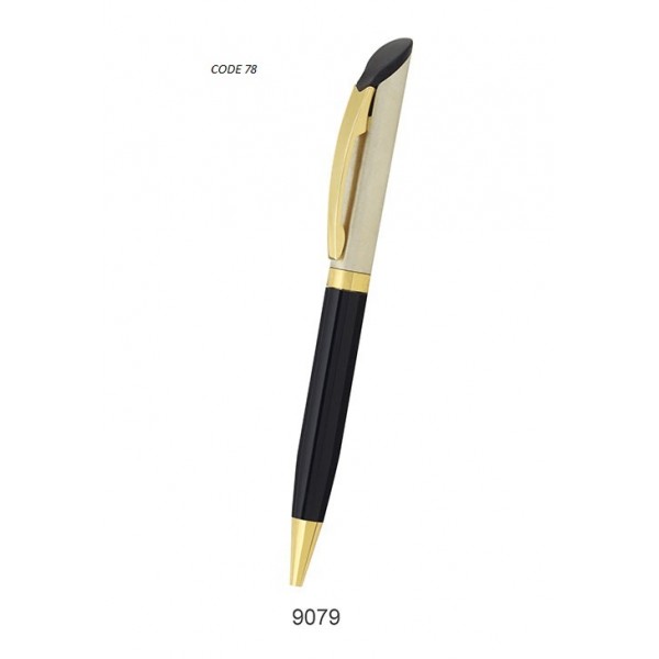 Sp Metal ball pen with colour black grip golden new 